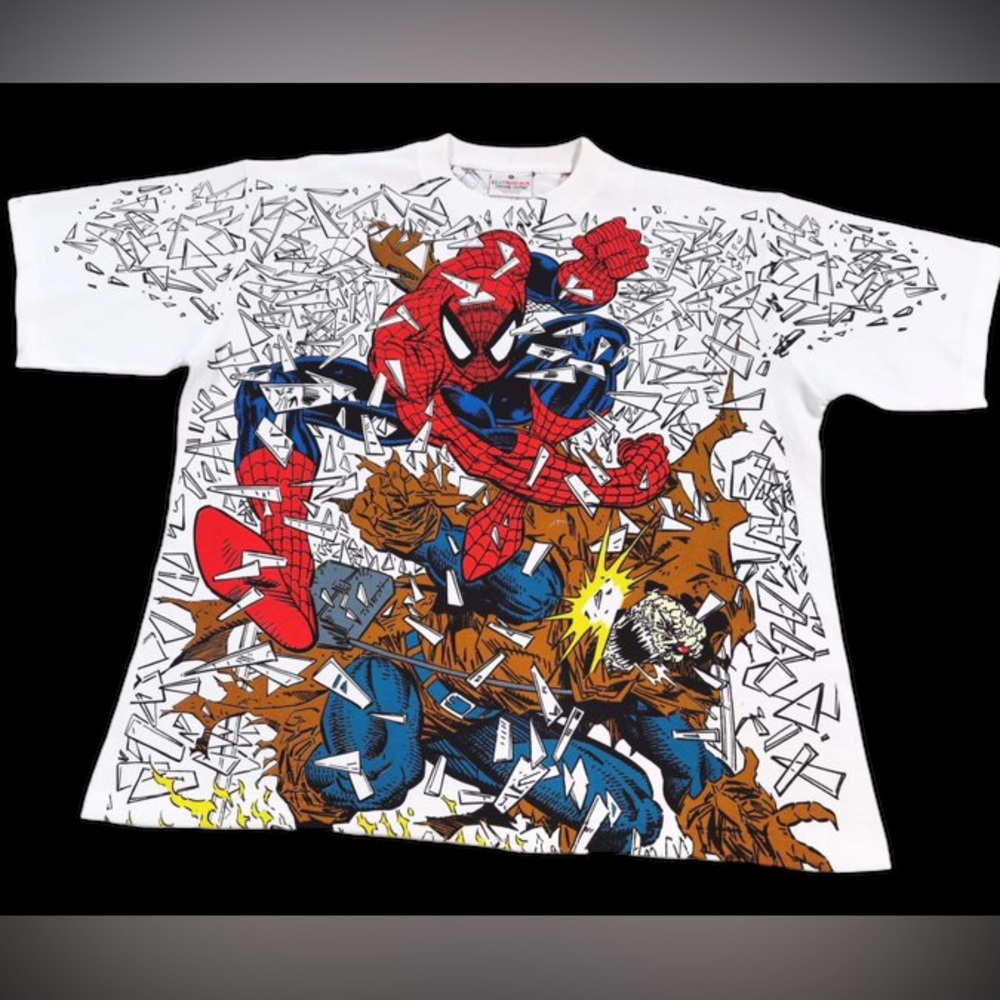 spiderman vs villains tshirt for men